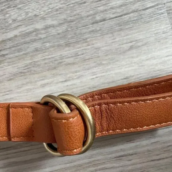 Street Level Fanny Bag/Crossbody-Woven flap (Tan/ orange) - Picture 7 of 8